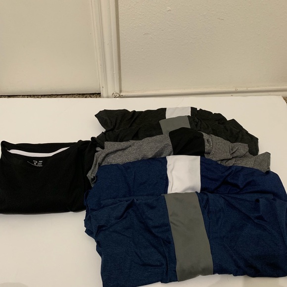 Real Men's Performance Shorts 5 Pack with Free Tee - Picture 2 of 8